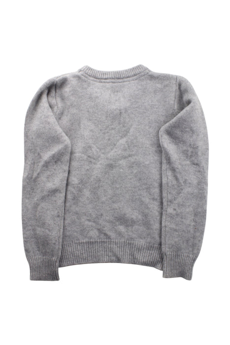 A Grey Knit Sweaters from Jacadi in size 8Y for boy. (Back View)