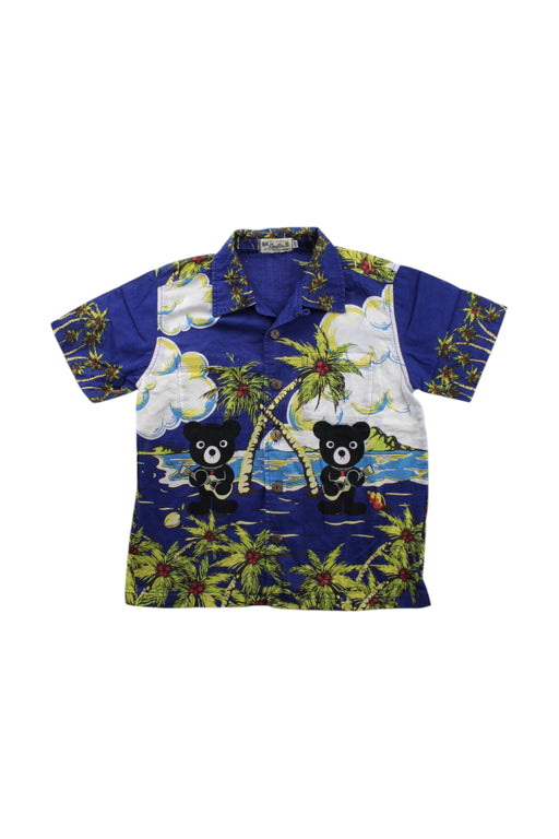 A Multicolour Short Sleeve Shirts from Miki House in size 5T for neutral. (Front View)