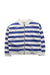 A Blue Zippered Sweatshirts from Bobo Choses in size 4T for neutral. (Front View)