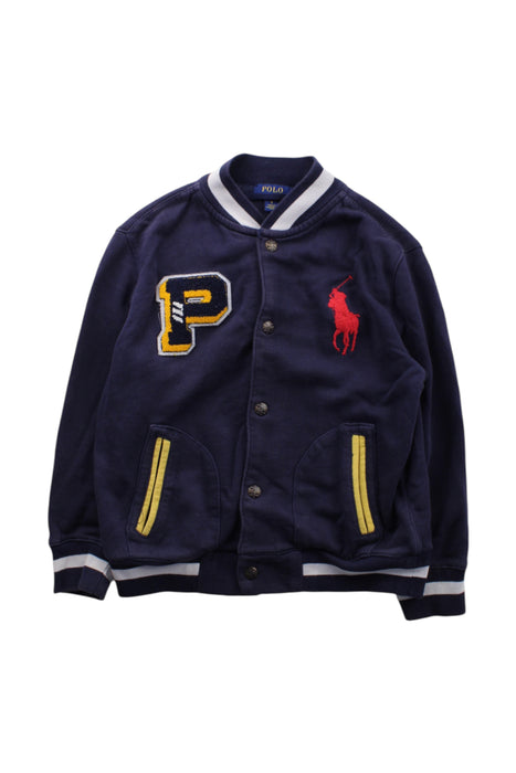 A Navy Lightweight Jackets from Polo Ralph Lauren in size 5T for boy. (Front View)