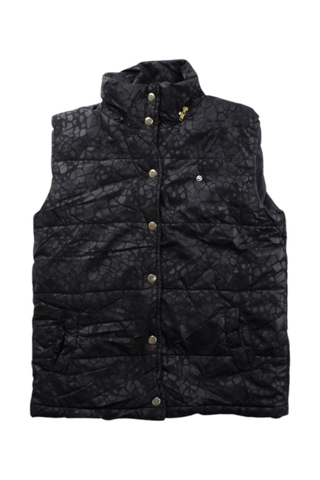 A Black Outerwear Vests from A for Apple in size 5T for neutral. (Front View)