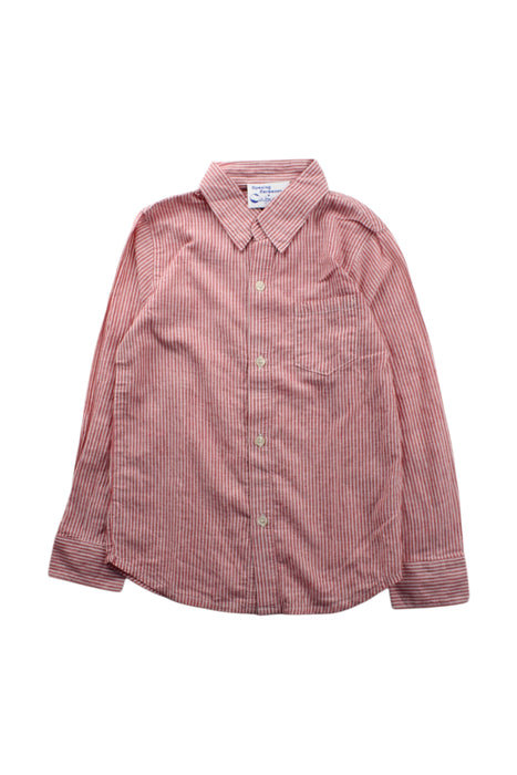 A Red Long Sleeve Shirts from Opening Ceremony x A For Apple  in size 6T for neutral. (Front View)