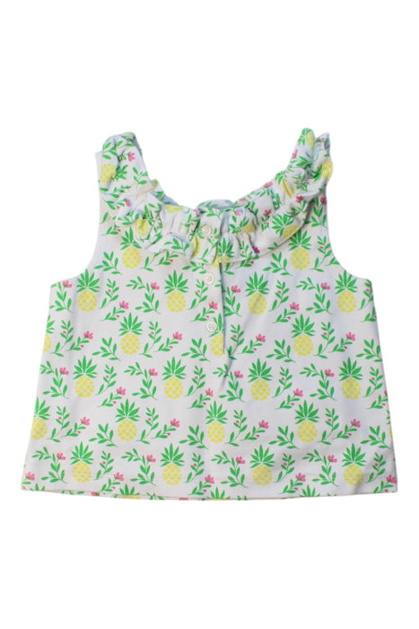 A Multicolour Sleeveless Tops from Janie & Jack in size 6T for girl. (Back View)