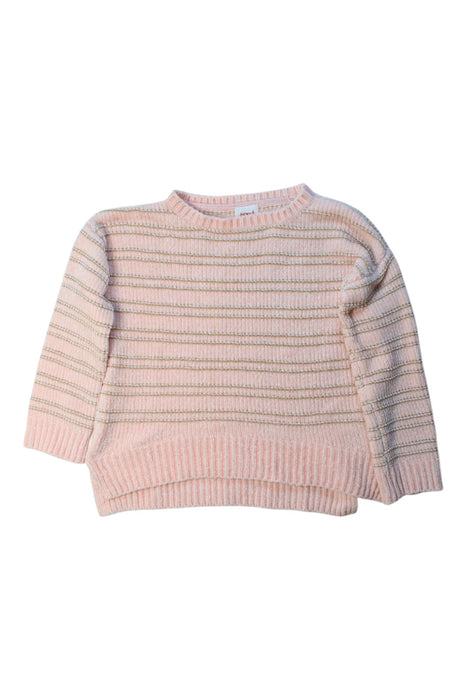 A Pink Knit Sweaters from Seed in size 7Y for girl. (Front View)