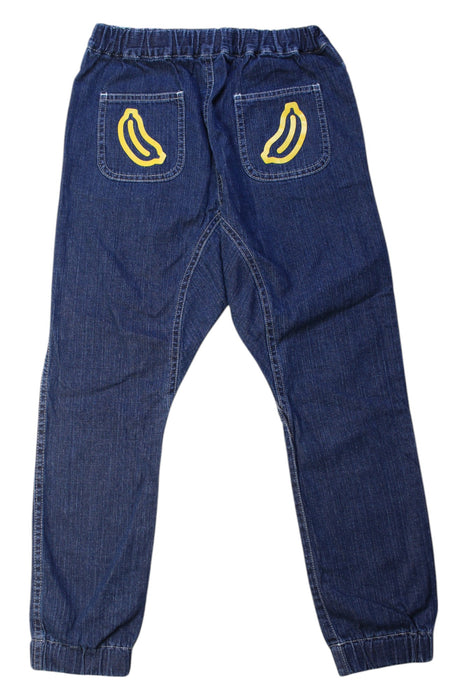 A Blue Jeans from Bape by A Bathing Ape in size 10Y for boy. (Back View)