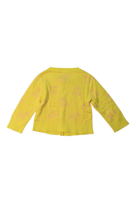 A Yellow Cardigans from Bonpoint in size 6-12M for girl. (Back View)