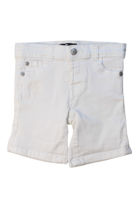 A White Shorts from 7 For All Mankind in size 18-24M for girl. (Front View)