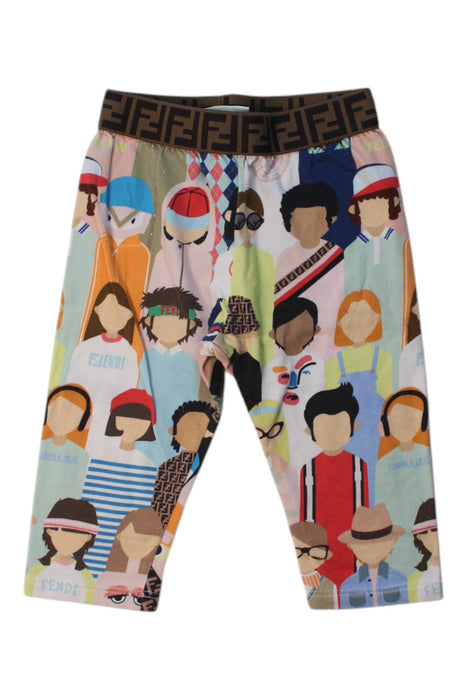 A Multicolour Casual Pants from Fendi in size 6-12M for girl. (Front View)