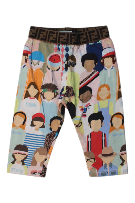 A Multicolour Casual Pants from Fendi in size 6-12M for girl. (Front View)