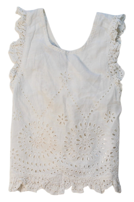 A White Sleeveless Tops from Stella McCartney in size 2T for girl. (Front View)