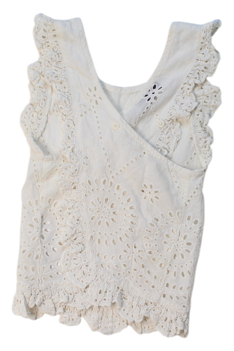A White Sleeveless Tops from Stella McCartney in size 2T for girl. (Back View)
