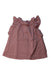 A Pink Sleeveless Tops from Burberry in size 6-12M for girl. (Front View)