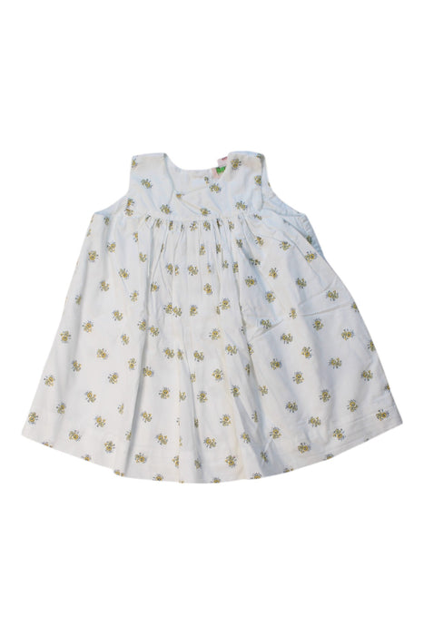 A White Sleeveless Dresses from Bonpoint in size 12-18M for girl. (Front View)