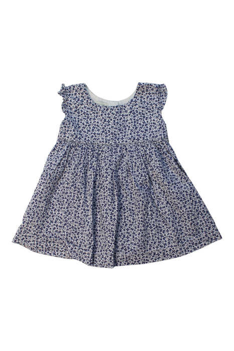 A Blue Sleeveless Dresses from Olivier London in size 2T for girl. (Front View)
