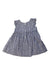 A Blue Sleeveless Dresses from Olivier London in size 2T for girl. (Back View)