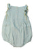 A Blue Sleeveless Rompers from Louise Misha in size 12-18M for girl. (Back View)