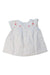 A White Sleeveless Tops from Bonpoint in size 6-12M for girl. (Back View)