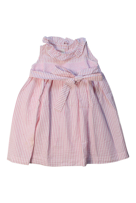A Pink Sleeveless Dresses from M. Ferrari in size 6-12M for girl. (Front View)