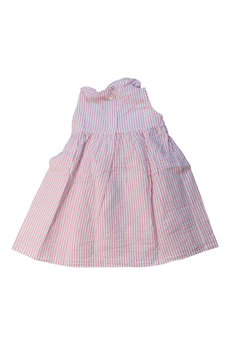 A Pink Sleeveless Dresses from M. Ferrari in size 6-12M for girl. (Back View)