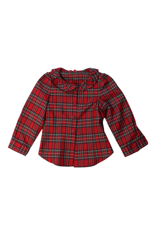 A Red Long Sleeve Shirts from Nicholas & Bears in size 2T for girl. (Front View)