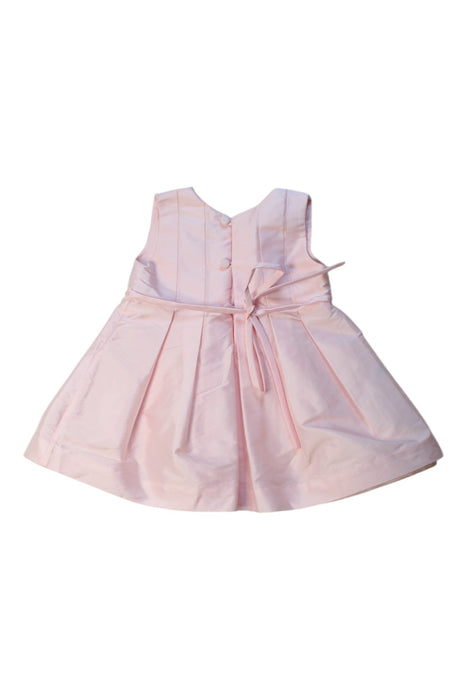 A Pink Sleeveless Dresses from Isabel Garreton in size 6-12M for girl. (Back View)