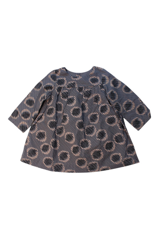 A Grey Long Sleeve Dresses from Bonpoint in size 12-18M for girl. (Front View)