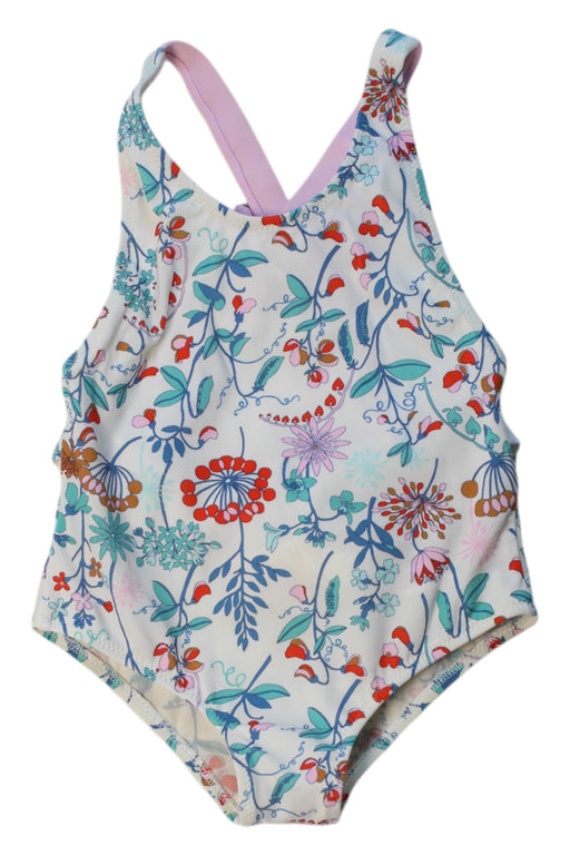 A Multicolour Swimsuits from Jacadi in size 6-12M for girl. (Front View)