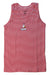 A Red Sleeveless Tops from Petit Bateau in size 10Y for boy. (Front View)