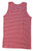 A Red Sleeveless Tops from Petit Bateau in size 10Y for boy. (Back View)