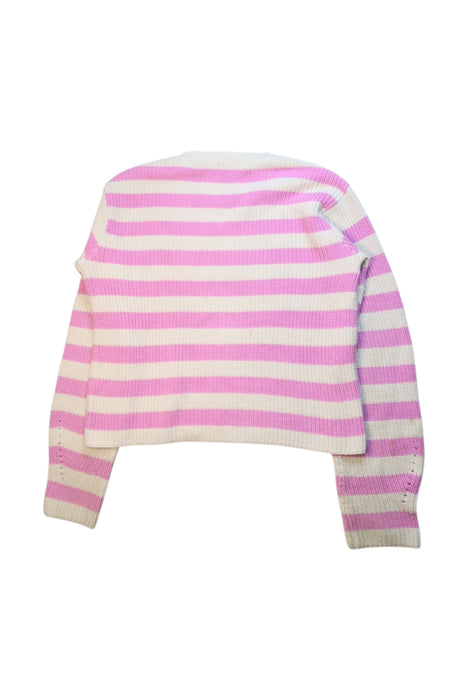 A Pink Knit Sweaters from Crewcuts in size 12Y for girl. (Back View)