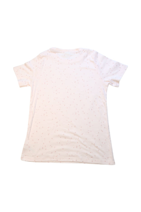 A White Short Sleeve T Shirts from The Little White Company in size 7Y for neutral. (Back View)