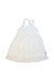 A White Sleeveless Dresses from Polarn O. Pyret in size 18-24M for girl. (Front View)