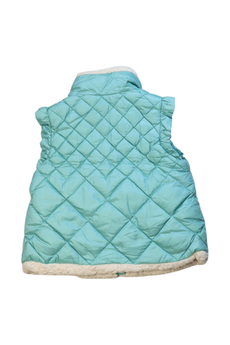 A Blue Outerwear Vests from Moncler in size 3T for neutral. (Back View)