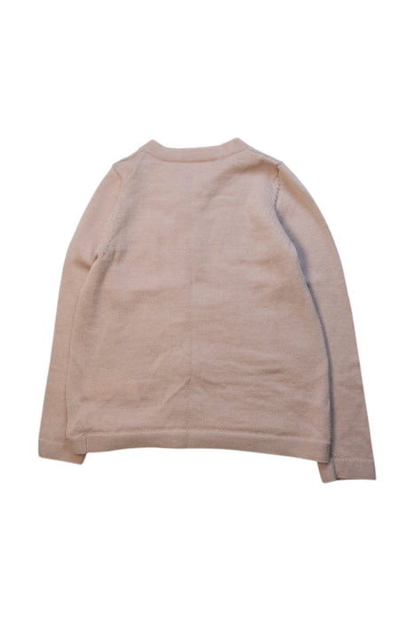 A Beige Cardigans from Bonpoint in size 3T for girl. (Back View)