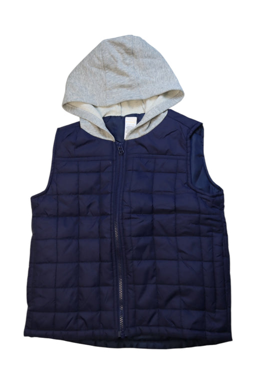 A Navy Puffer/Quilted Coats & Outerwear from Gymboree in size 5T for neutral. (Front View)