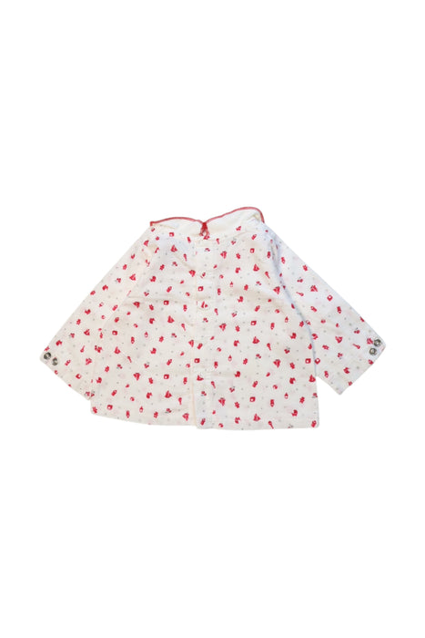 A White Long Sleeve Tops from Petit Bateau in size 18-24M for girl. (Back View)