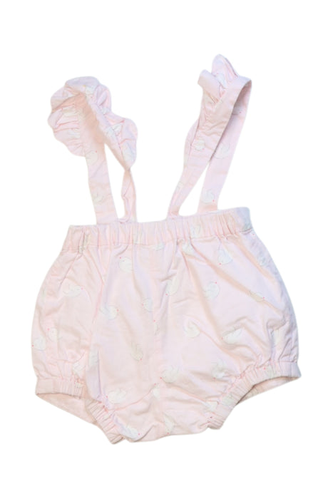 A Pink Sleeveless Rompers from Jacadi in size 0-3M for girl. (Back View)