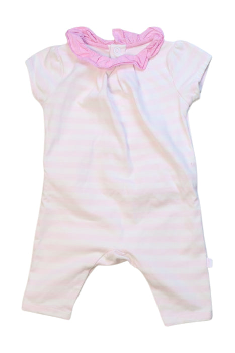 A Pink Short Sleeve Rompers from Jacadi in size 18-24M for neutral. (Front View)