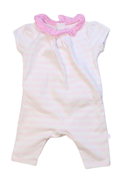 A Pink Short Sleeve Rompers from Jacadi in size 18-24M for neutral. (Front View)