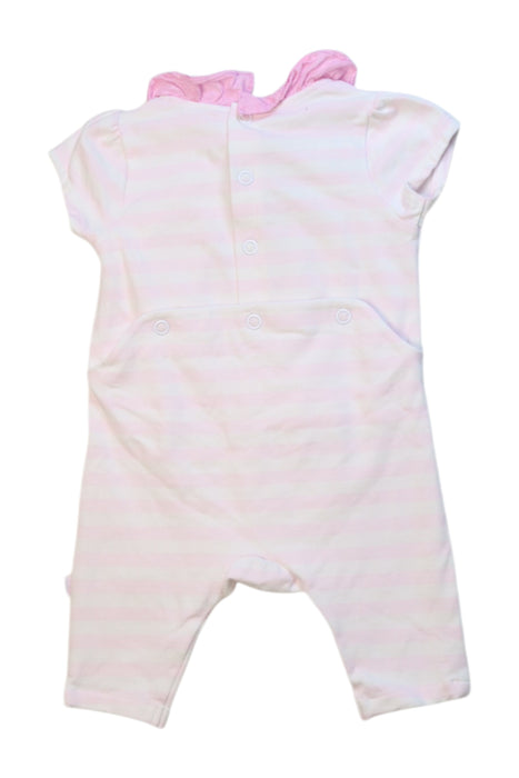 A Pink Short Sleeve Rompers from Jacadi in size 18-24M for neutral. (Back View)
