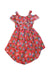 A Multicolour Sleeveless Dresses from Little Lass in size 4T for girl. (Back View)