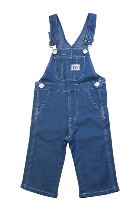 A Blue Long Overalls from Lee in size 3T for neutral. (Front View)
