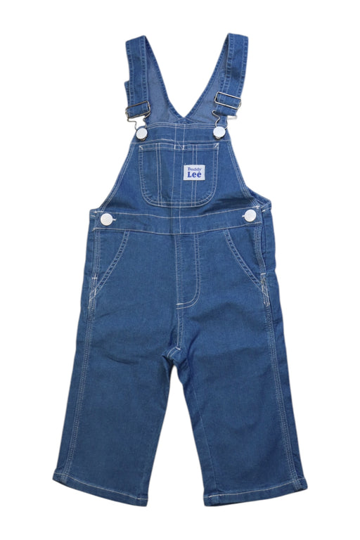 A Blue Long Overalls from Lee in size 3T for neutral. (Front View)