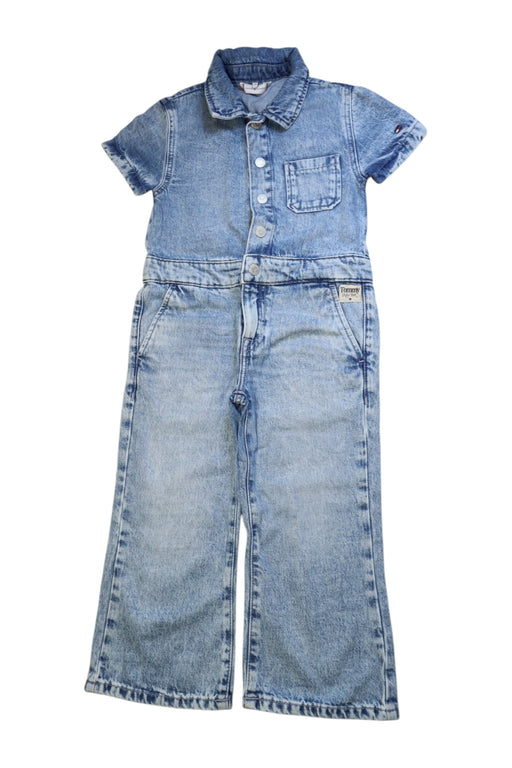 A Blue Long Overalls from Tommy Hilfiger in size 4T for neutral. (Front View)