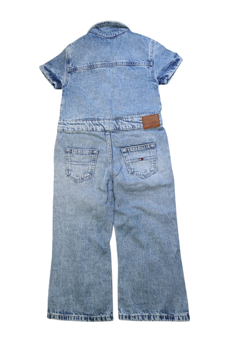 A Blue Long Overalls from Tommy Hilfiger in size 4T for neutral. (Back View)