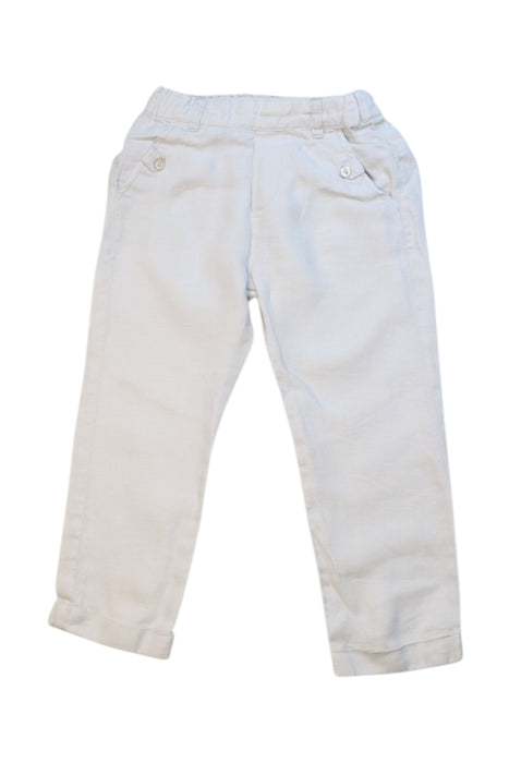 A White Casual Pants from Tartine et Chocolat in size 2T for neutral. (Front View)