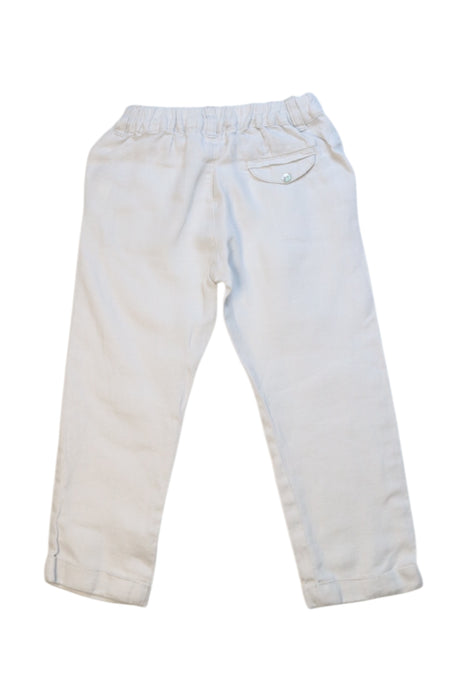 A White Casual Pants from Tartine et Chocolat in size 2T for neutral. (Back View)