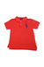 A Red Short Sleeve Polos from Polo Ralph Lauren in size 2T for boy. (Front View)
