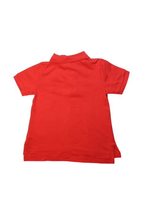 A Red Short Sleeve Polos from Polo Ralph Lauren in size 2T for boy. (Back View)