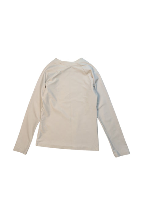 A Ivory Rash Guards from Minnow in size 5T for neutral. (Back View)